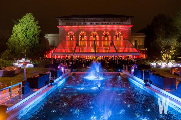 The veranda and garden of the Art Museum of the Americas served as the backdrop for the 2018 NBC News & MSNBC WHCD After Party.